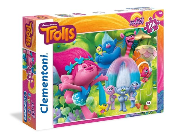 Clementoni (23981) - "Trolls" - 104 pièces