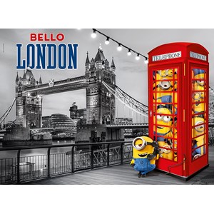 Clementoni (39412) - "Minions à Londres" - 1000 pièces