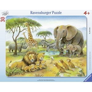 Ravensburger (06146) - "Animaux d'Afrique" - 30 pièces