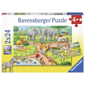 Ravensburger (07813) - "Un Jour au Zoo" - 24 pièces