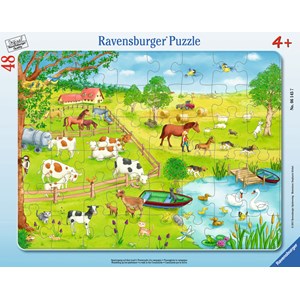 Ravensburger (06145) - "Marcher dans la Campagne" - 48 pièces
