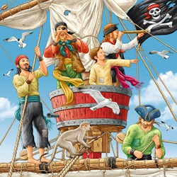 Ravensburger (08030) - "Pirates" - 49 pièces