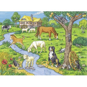 Ravensburger (13696) - "Animaux de la Ferme" - 100 pièces