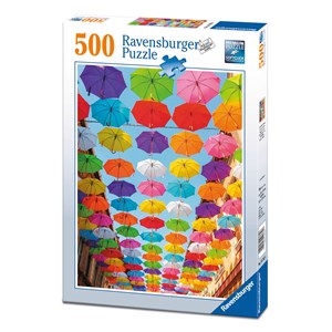Ravensburger (14765) - "Parapluies Colorés" - 500 pièces