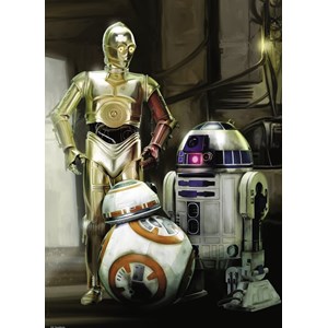 Ravensburger (19779) - "C-3PO, R2-D2 & BB-8" - 1000 pièces