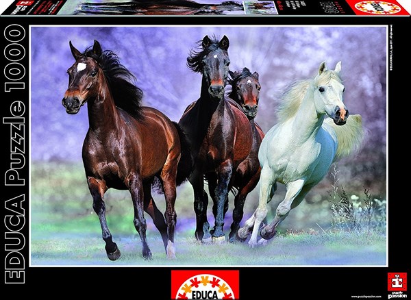 Educa (14809) - "Galloping" - 1000 pièces