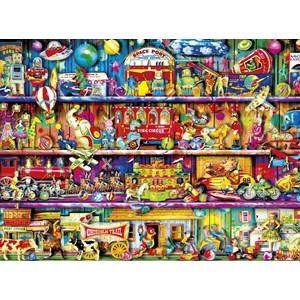Buffalo Games (11744) - Aimee Stewart: "Vintage Toy Shelf" - 1000 pièces