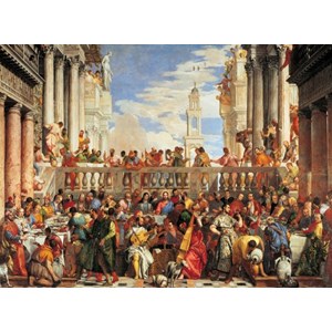 Clementoni (31417) - Paul Véronèse: "The Wedding at Cana" - 1000 pièces