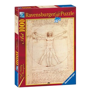 Ravensburger (15250) - Leonardo Da Vinci: "L'Homme de Vitruve" - 1000 pièces