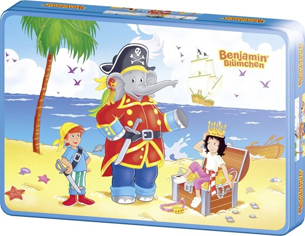 Schmidt Spiele (55886) - "Benjamin the Elephant as Pirate" - 40 pièces