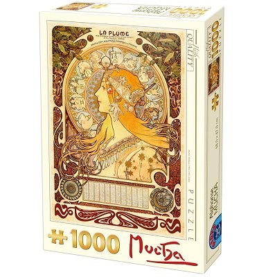 D-Toys (66930-MU02) - Alphonse Mucha: "Zodiaque" - 1000 pièces