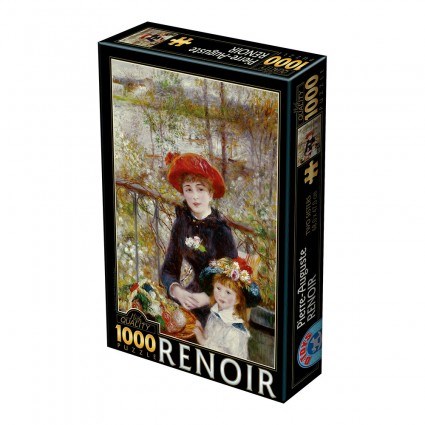 D-Toys (66909-RE01) - Pierre-Auguste Renoir: "Sur la terrasse" - 1000 pièces