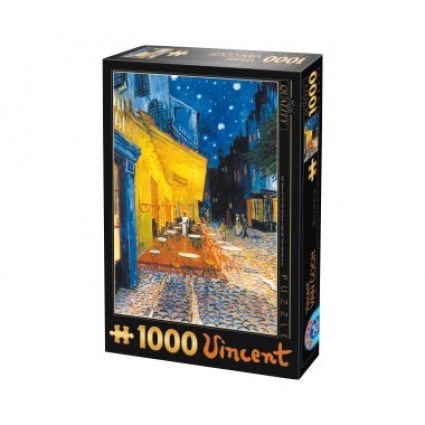 D-Toys (66916-VG09) - Vincent van Gogh: "Arles, Terrasse du café le soir, Place du Forum" - 1000 pièces