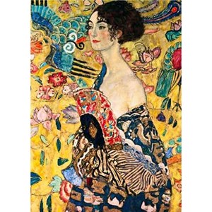 D-Toys (66923-KL03) - Gustav Klimt: "Femme à l'éventail" - 1000 pièces