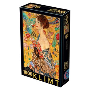 D-Toys (66923-KL03) - Gustav Klimt: "Femme à l'éventail" - 1000 pièces