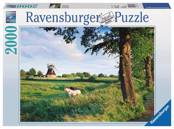 Ravensburger (16635) - "Horse From Wind Mill" - 2000 pièces
