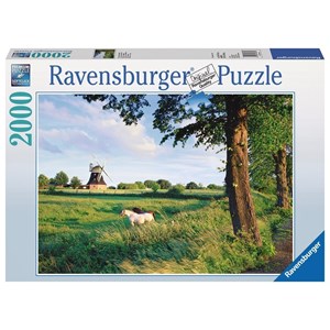 Ravensburger (16635) - "Horse From Wind Mill" - 2000 pièces