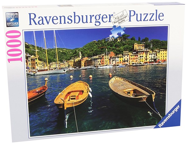 Ravensburger (19053) - "Harbor in Portofino, Italy" - 1000 pièces