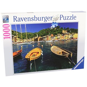 Ravensburger (19053) - "Harbor in Portofino, Italy" - 1000 pièces