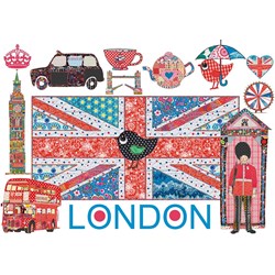 Ravensburger (19372) - Steph Dekker: "London" - 1000 pièces