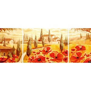 Ravensburger (19994) - "Poppies in Tuscany" - 1000 pièces