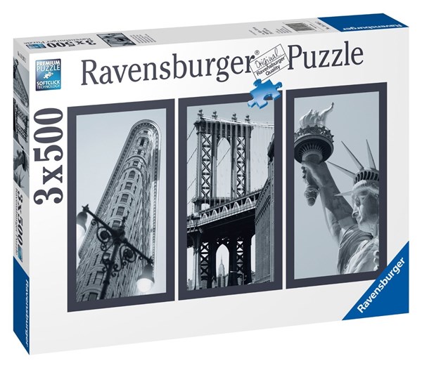 Ravensburger (16293) - "Impressions of New York" - 500 pièces