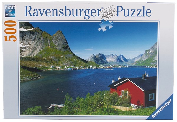 Ravensburger (14176) - "Norwegian Fishing Village" - 500 pièces