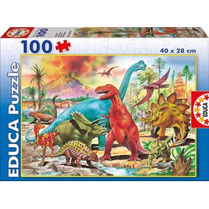Educa (13279) - "Les Dinosaures" - 100 pièces