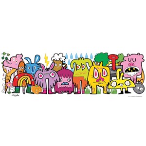 Heye (29455) - Jon Burgerman: "Teile In the Park" - 1000 pièces