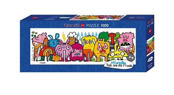 Heye (29455) - Jon Burgerman: "Teile In the Park" - 1000 pièces