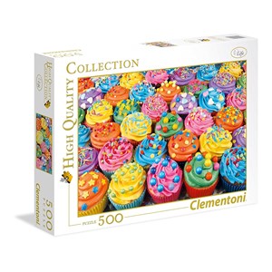 Clementoni (35057) - "Colorful Cupcakes" - 500 pièces