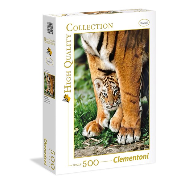 Clementoni (35046) - "Bébé Tigre du Bengale" - 500 pièces