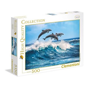 Clementoni (35055) - "Dauphins" - 500 pièces