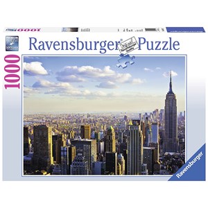 Ravensburger (19114) - "Manhattan in The Morning, New-York" - 1000 pièces