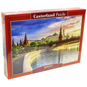 Castorland (C-103348) - "Riverside view, Moscow, Russia" - 1000 pièces