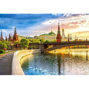 Castorland (C-103348) - "Riverside view, Moscow, Russia" - 1000 pièces