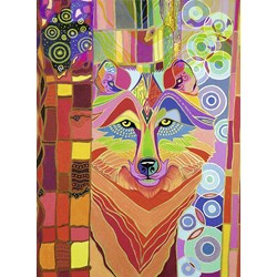 Ravensburger (14368) - "Mystic Wolf, Multi Color" - 500 pièces