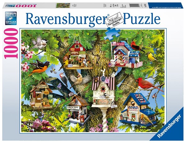 Ravensburger (19691) - Lori Schory: "Bird Village" - 1000 pièces