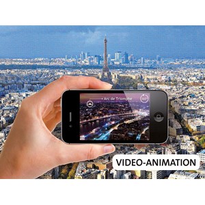 Ravensburger (19302) - "Above The Roofs Of Paris" - 1000 pièces