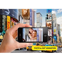 Ravensburger (19306) - "Colorful Activity at Times Square, New York" - 1000 pièces