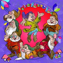 Ravensburger (15202) - "Snow White and the Seven Dwarfs" - 500 pièces