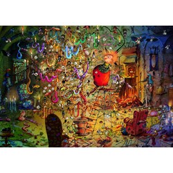 Grafika (T-00562) - François Ruyer: "Sorcière" - 1500 pièces