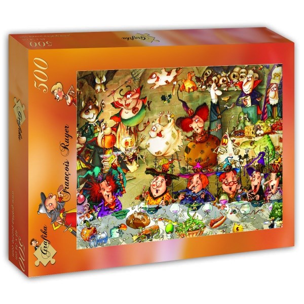 Grafika (T-00576) - François Ruyer: "Repas entre Sorcières" - 500 pièces