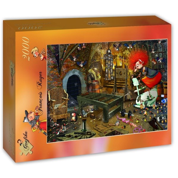 Grafika (T-00593) - François Ruyer: "Salle de Sport" - 2000 pièces