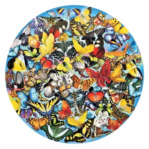 SunsOut (34953) - Lori Schory: "Butterflies in the Round" - 1000 pièces