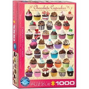 Eurographics (6000-0587) - "Cupcakes au chocolat" - 1000 pièces