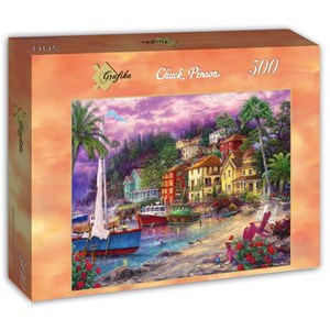 Grafika (T-00721) - Chuck Pinson: "On Golden Shores" - 500 pièces