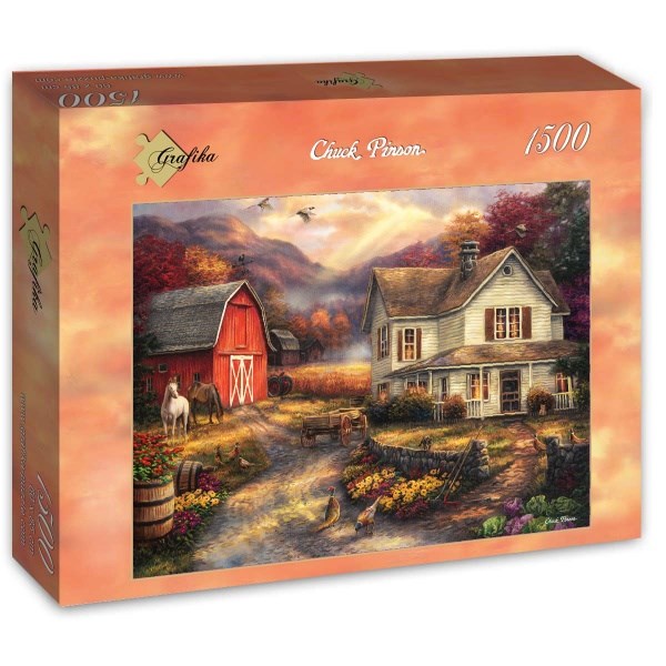 Grafika (T-00764) - Chuck Pinson: "Relaxing on the Farm" - 1500 pièces