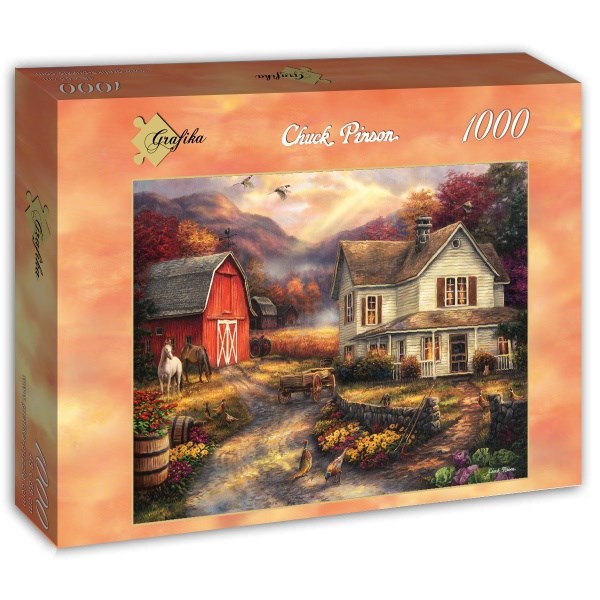 Grafika (T-00765) - Chuck Pinson: "Relaxing on the Farm" - 1000 pièces
