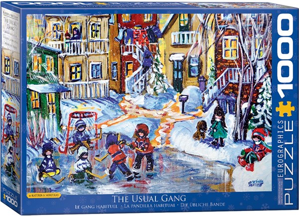 Eurographics (6000-5332) - Katerina Mertikas: "The Usual Gang" - 1000 pièces